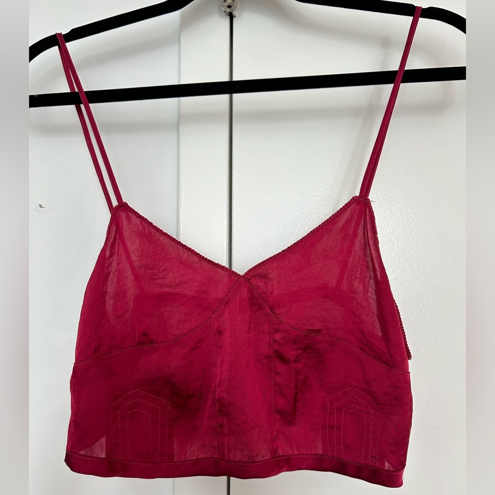 Free People Ruby Silken Open-back Camisole